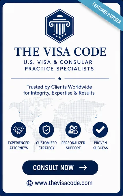 The Visa Code — U.S. Visa & Consular Practice Specialists. Consult Now.